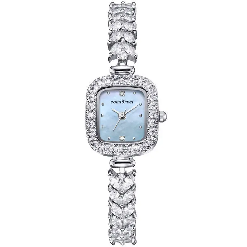Women's Mermaid Dial Watch with Crystal Band - Image 3