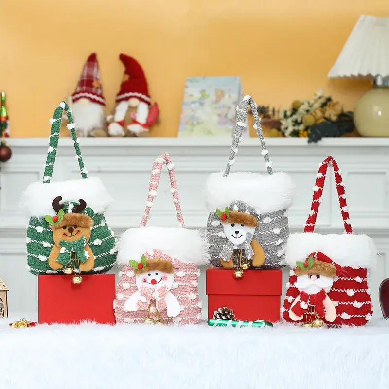 Plush Cartoon Christmas Candy Bag for Kids - Image 29