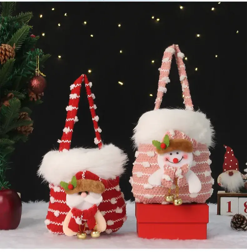 Plush Cartoon Christmas Candy Bag for Kids — feature 11