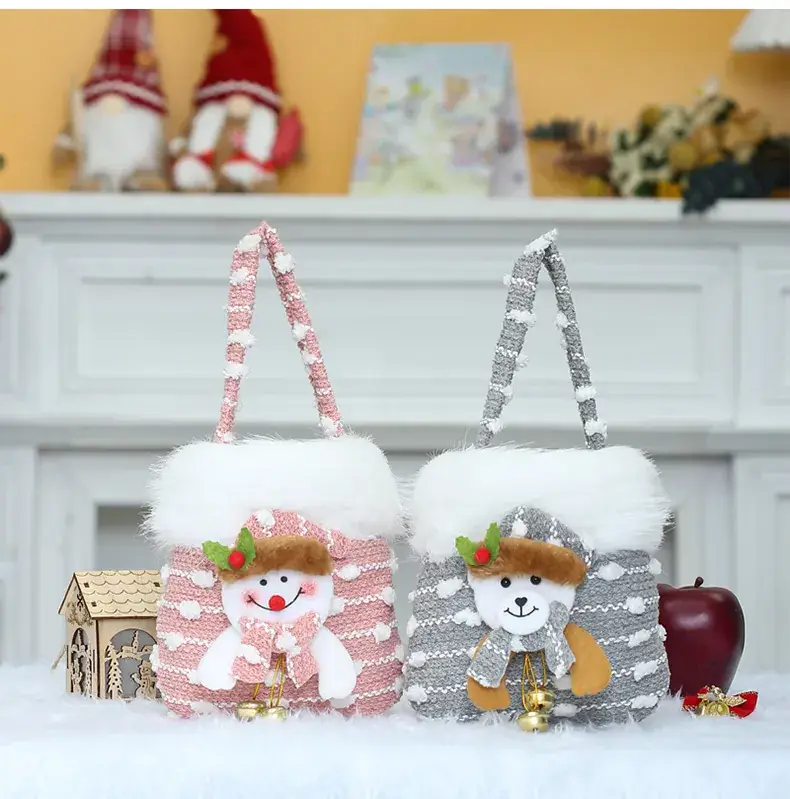 Plush Cartoon Christmas Candy Bag for Kids — feature 12