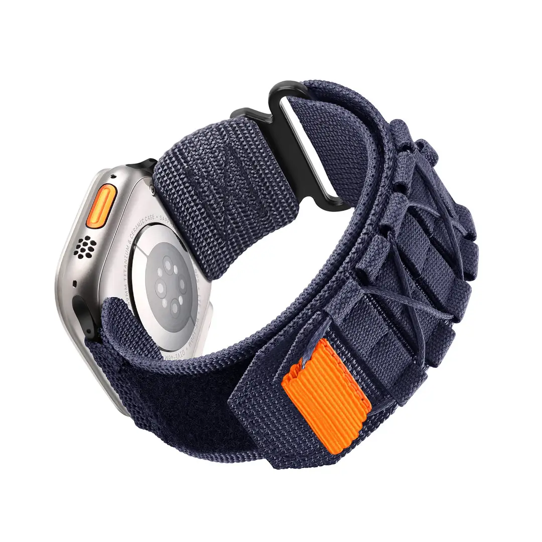 Suitable for Apple iWatch Watch Strap Samsung Universal 20Mm22Mm Nylon Braided Loop Canvas Sports Strap — feature 10