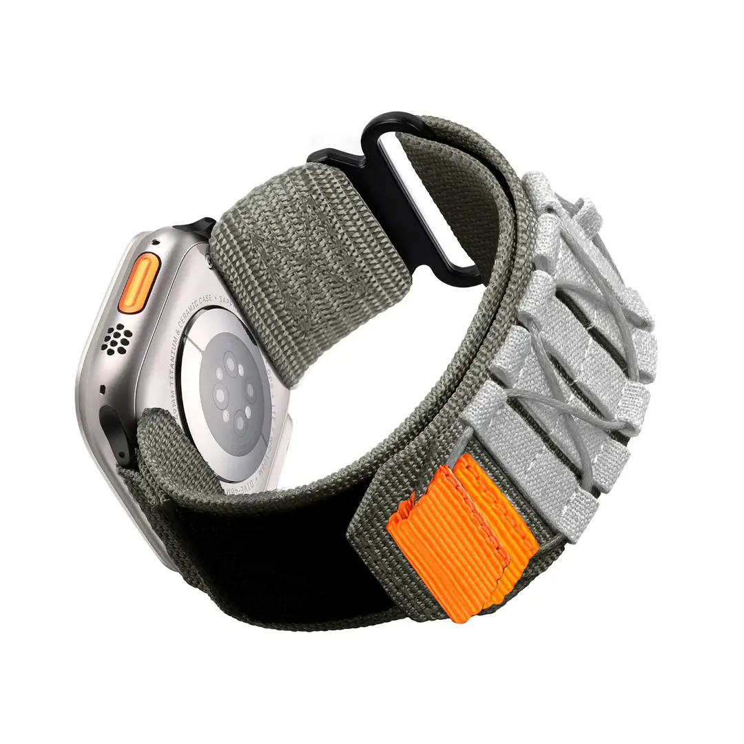 Suitable for Apple iWatch Watch Strap Samsung Universal 20Mm22Mm Nylon Braided Loop Canvas Sports Strap — feature 11