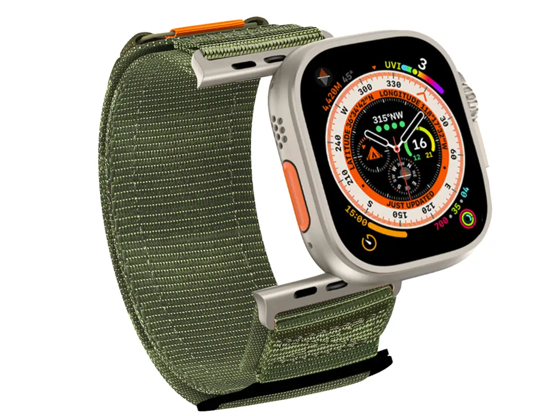 Suitable for Apple iWatch Watch Strap Samsung Universal 20Mm22Mm Nylon Braided Loop Canvas Sports Strap — feature 7