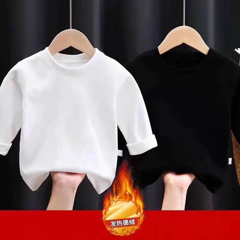 White Crewneck Sweater for Boys Autumn Winter 2024 — feature 5