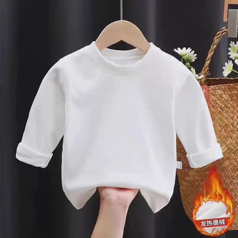 White Crewneck Sweater for Boys Autumn Winter 2024 — feature 7