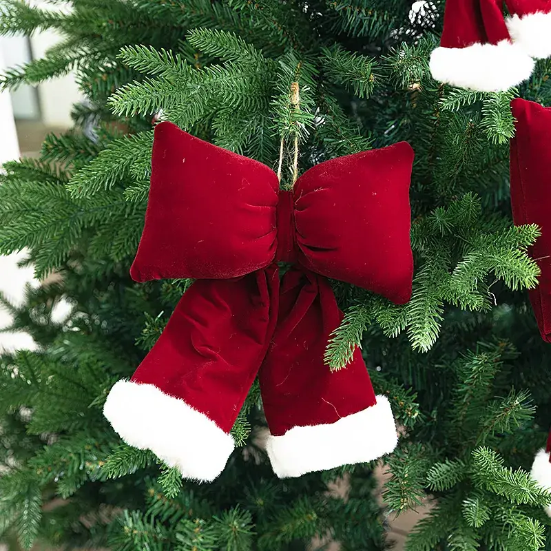 Korean Cross-Border Velvet Christmas Trees 8cm Large - Image 11