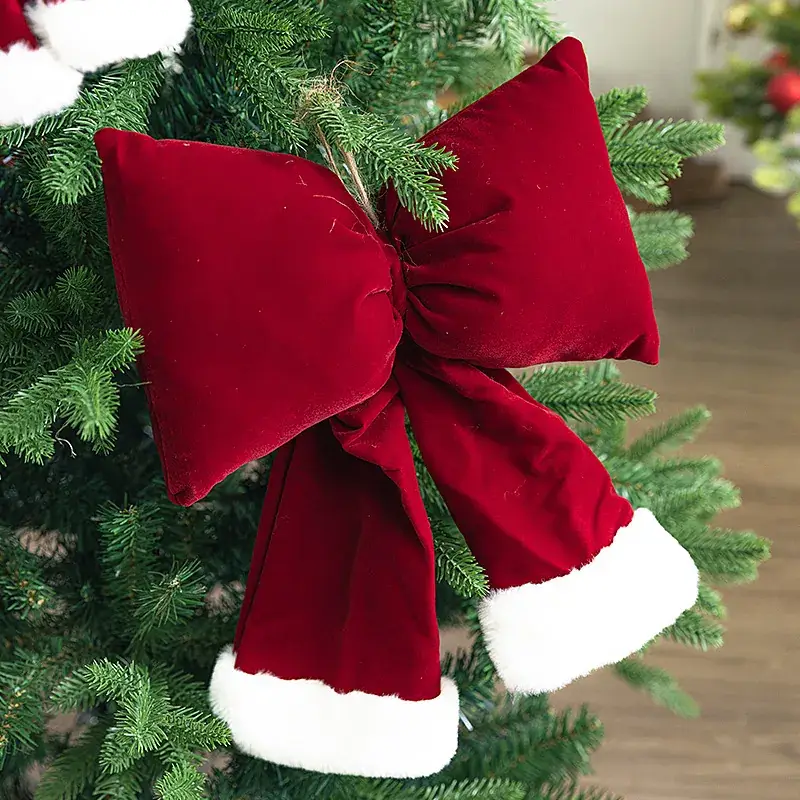Korean Cross-Border Velvet Christmas Trees 8cm Large - Image 12
