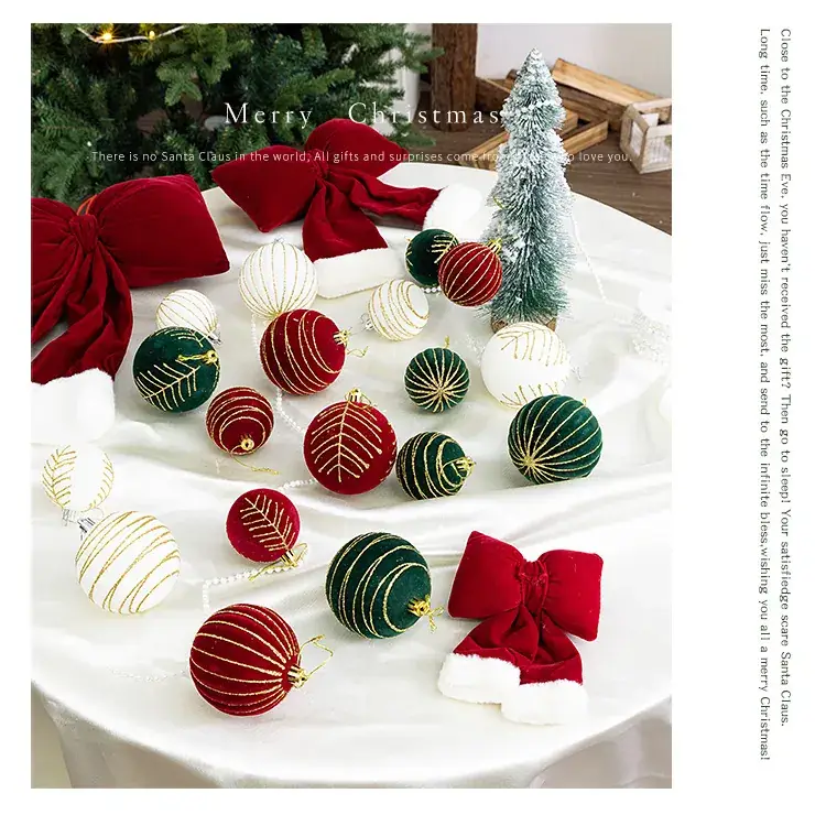 Korean Cross-Border Velvet Christmas Trees 8cm Large — feature 6