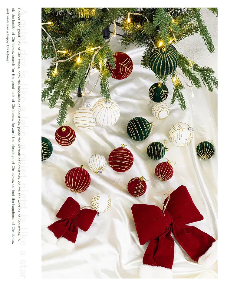 Korean Cross-Border Velvet Christmas Trees 8cm Large — feature 7