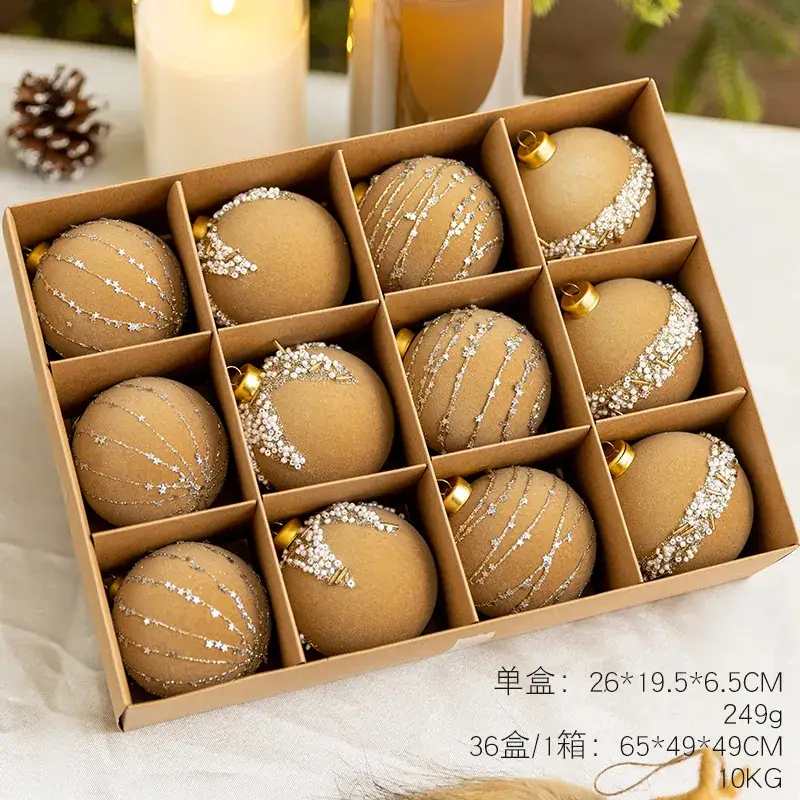 Korean Cross-Border Velvet Christmas Trees 8cm Large - Image 8