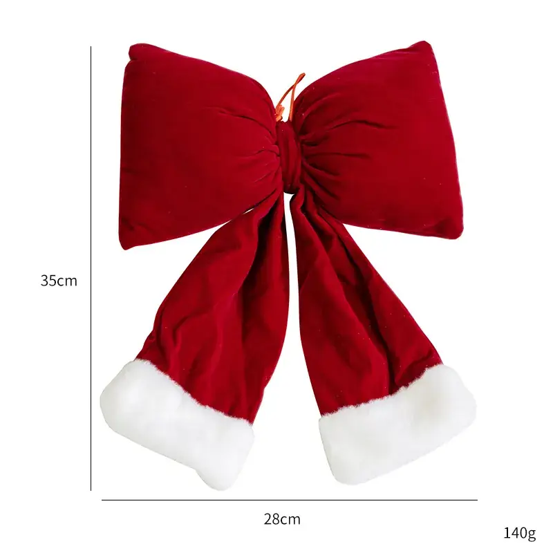 Korean Cross-Border Velvet Christmas Trees 8cm Large - Image 3