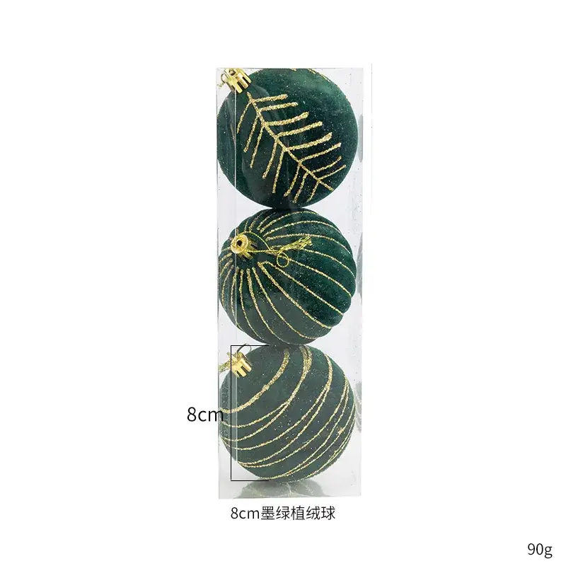 Korean Cross-Border Velvet Christmas Trees 8cm Large - Image 5