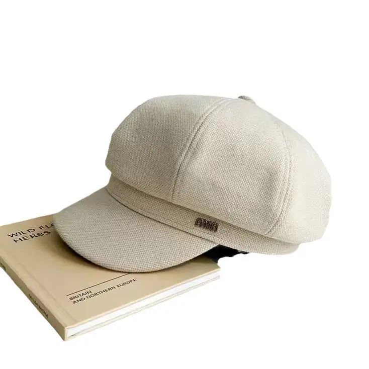 Women's Korean Painter Cap Autumn Winter Face Protector - Image 8