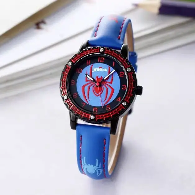 Trendy fashion children cool cartoon watch boy spider student waterproof quartz watch luminous pointer watch wholesale - Image 6