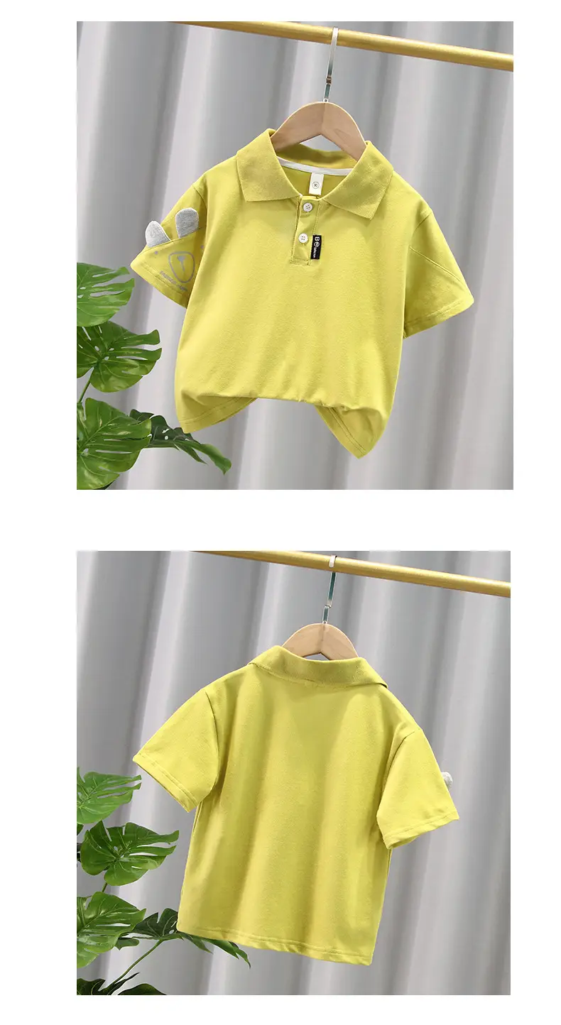 Boys White Polo T-Shirt 2026 Short Sleeve β feature 5