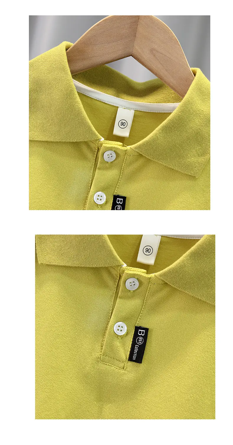Boys White Polo T-Shirt 2026 Short Sleeve β feature 8
