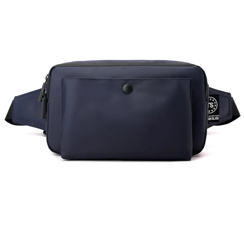 Men's Black Crossbody Waist Bag Lightweight Portable - Image 3