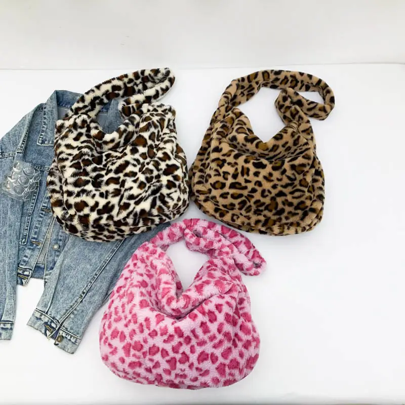 Women Leopard Print Crossbody Bag 2024 Winter - Image 5