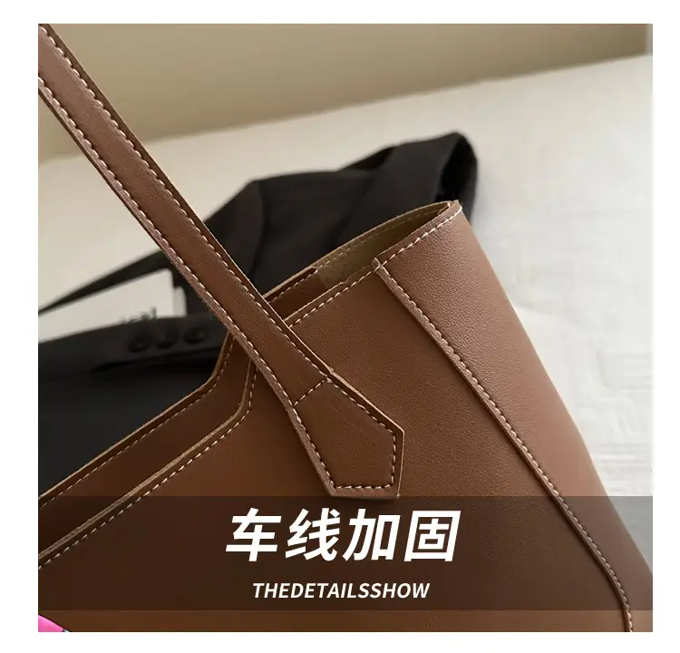 Elegant Black Silk Scarf Hand Tote Bag for Women — feature 6