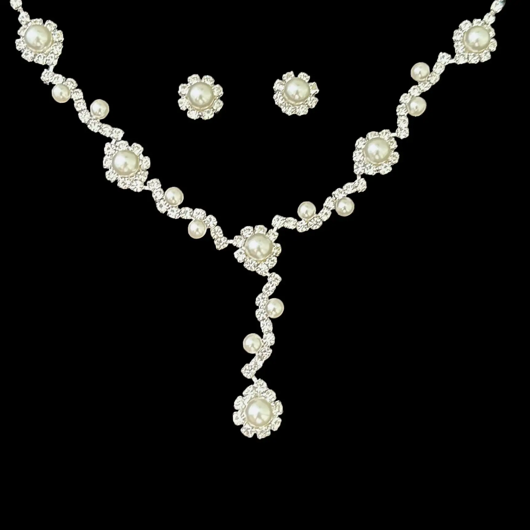 Full Diamond Claw Chain Necklace Set for Women - Image 18