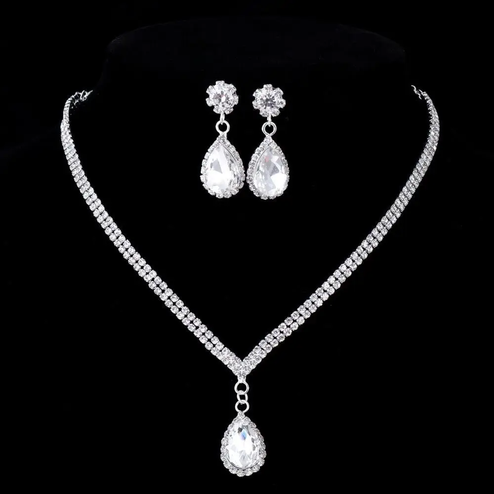 Full Diamond Claw Chain Necklace Set for Women - Image 20
