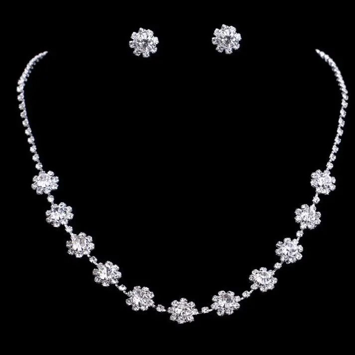 Full Diamond Claw Chain Necklace Set for Women - Image 21