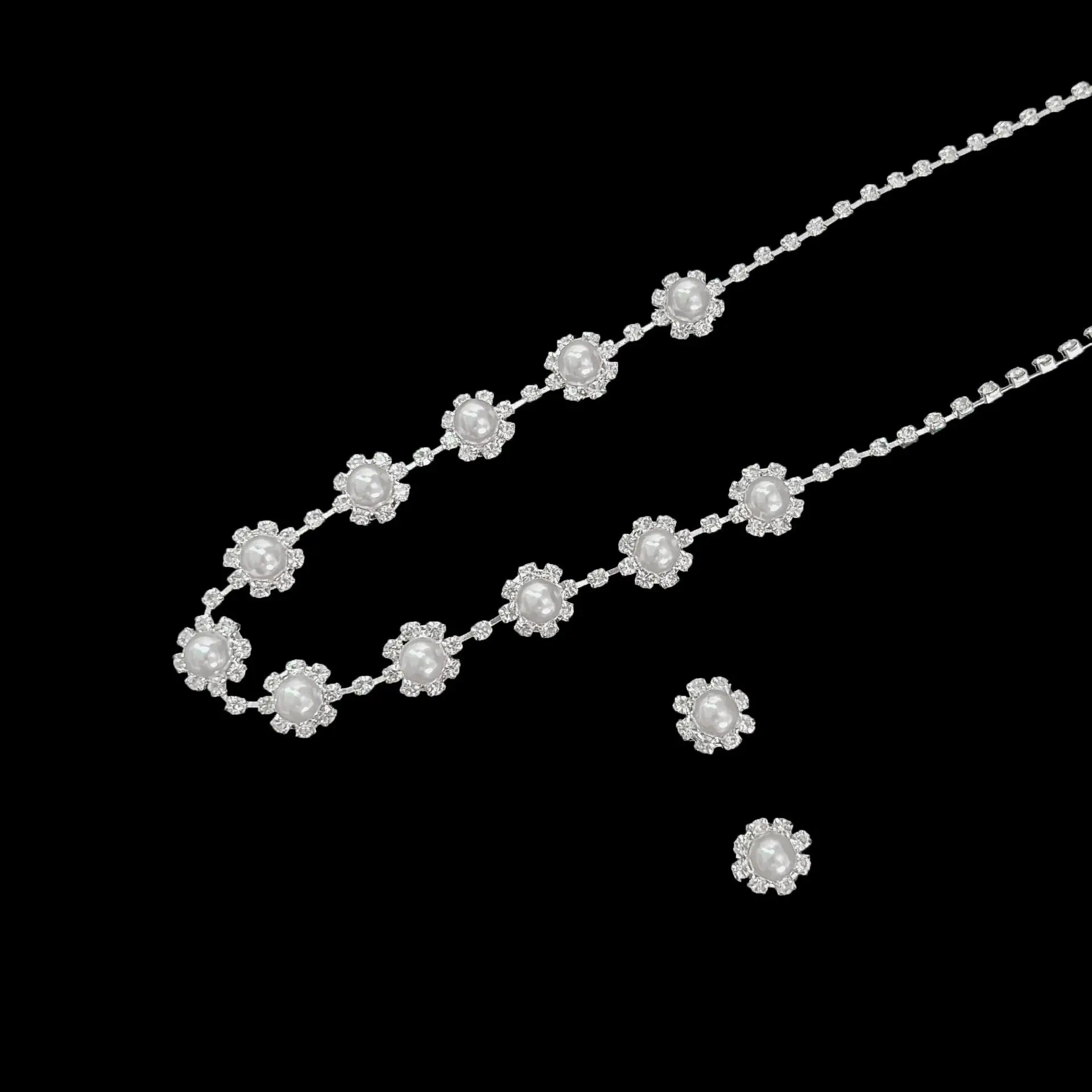 Full Diamond Claw Chain Necklace Set for Women - Image 22