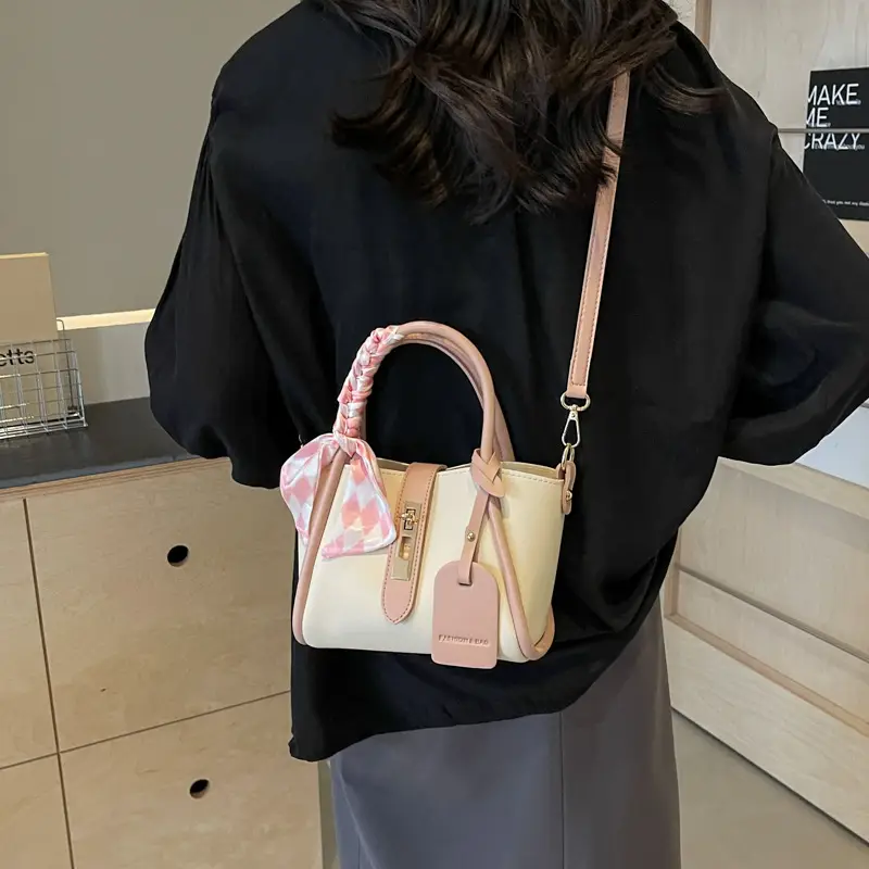 Women Crossbody Bag Autumn 2025 Beige Brown - Image 6