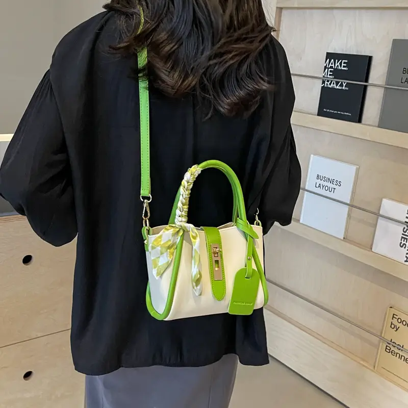 Women Crossbody Bag Autumn 2025 Beige Brown - Image 4
