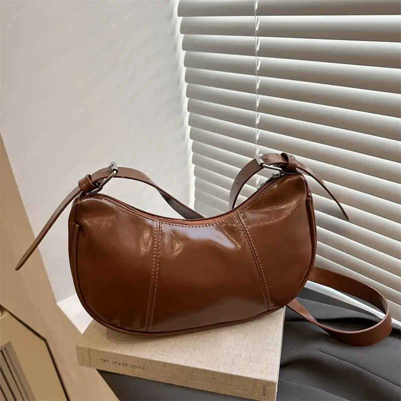 Women's 2024 Underarm Bag Silver Hand Shoulder Crossbody - Image 5