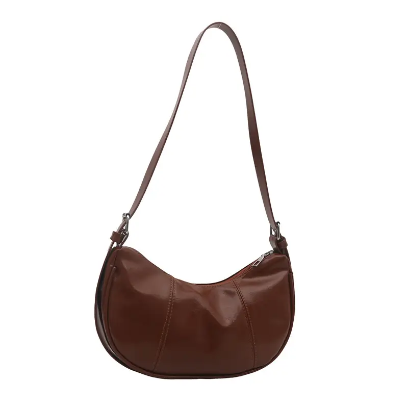 Women's 2024 Underarm Bag Silver Hand Shoulder Crossbody - Image 9