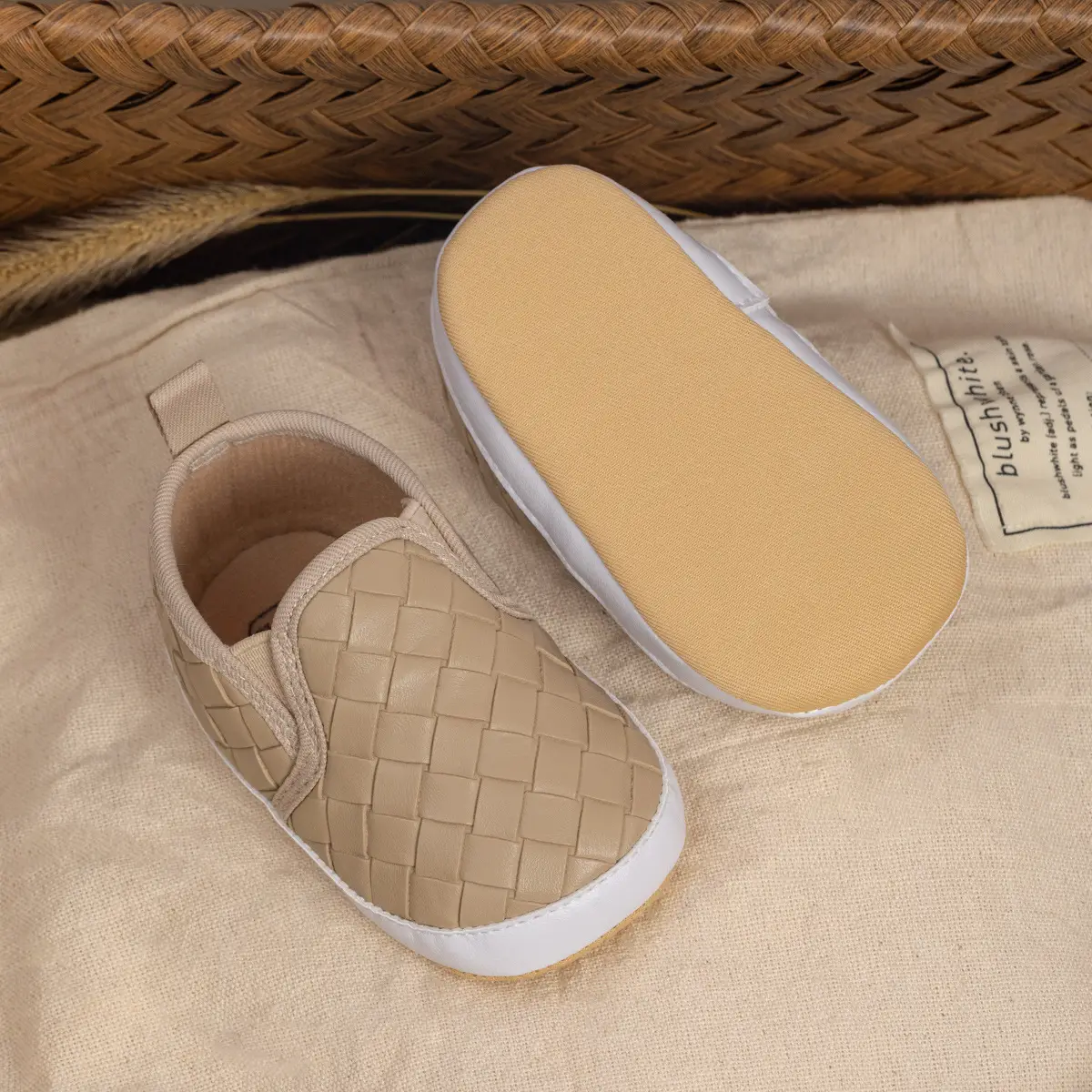 Toddler Slip-On Shoes Soft Non-Slip White — feature 19