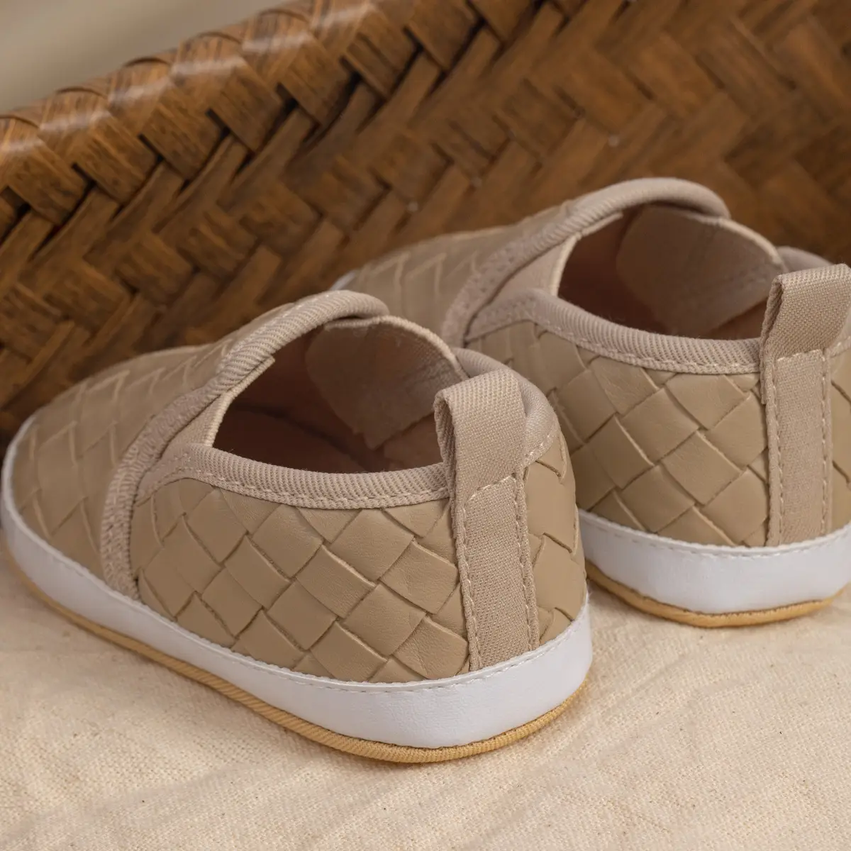 Toddler Slip-On Shoes Soft Non-Slip White — feature 21