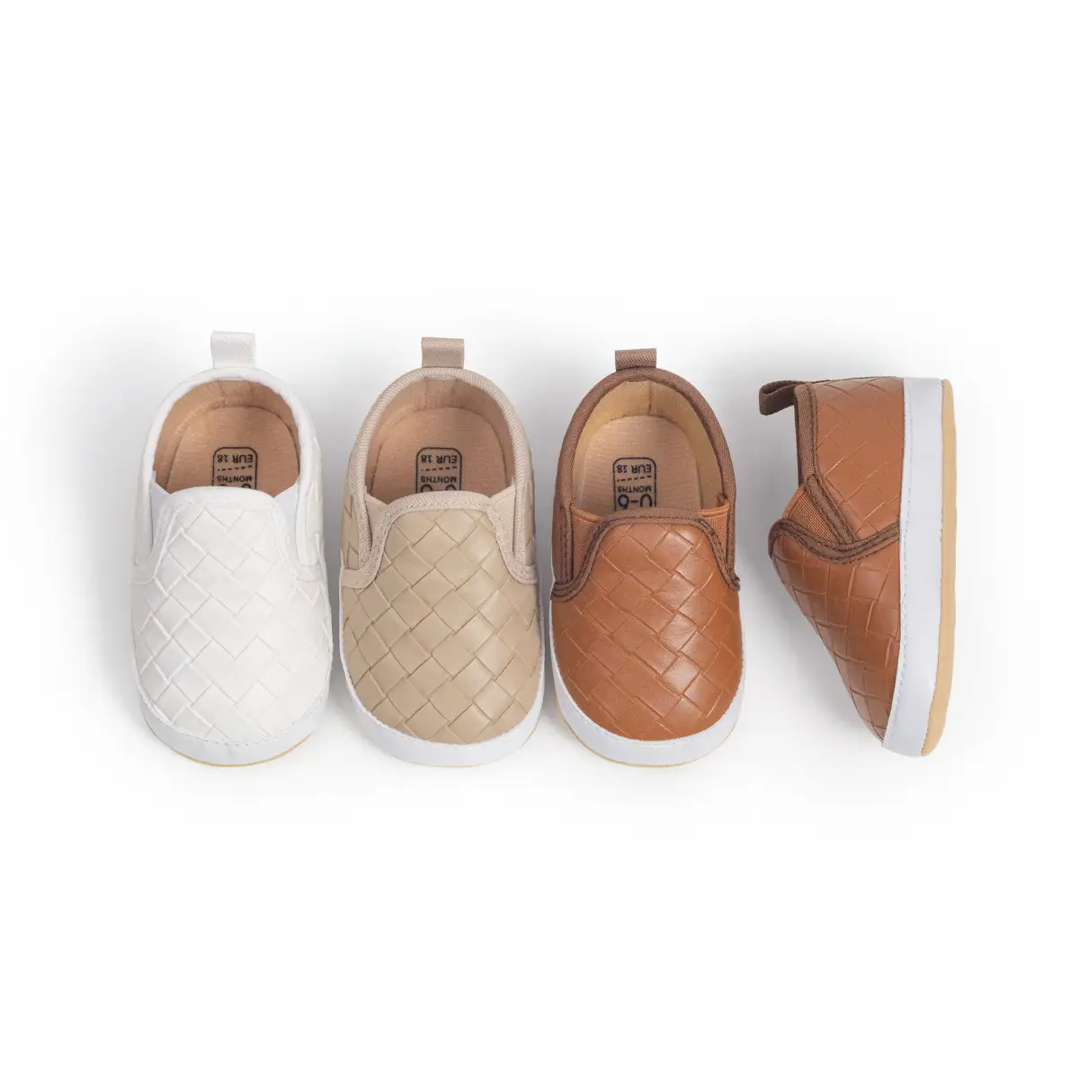 Toddler Slip-On Shoes Soft Non-Slip White — feature 7
