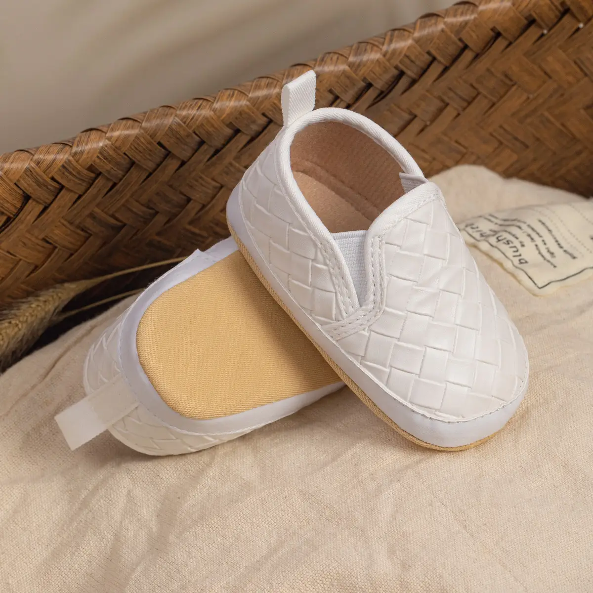 Toddler Slip-On Shoes Soft Non-Slip White — feature 8