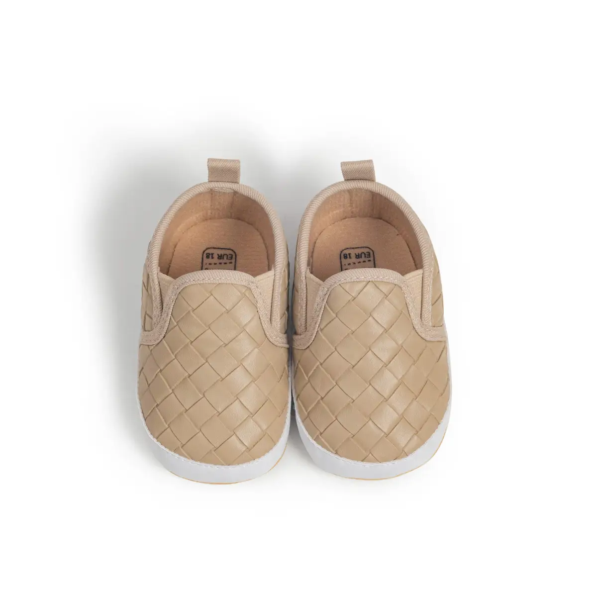 Toddler Slip-On Shoes Soft Non-Slip White