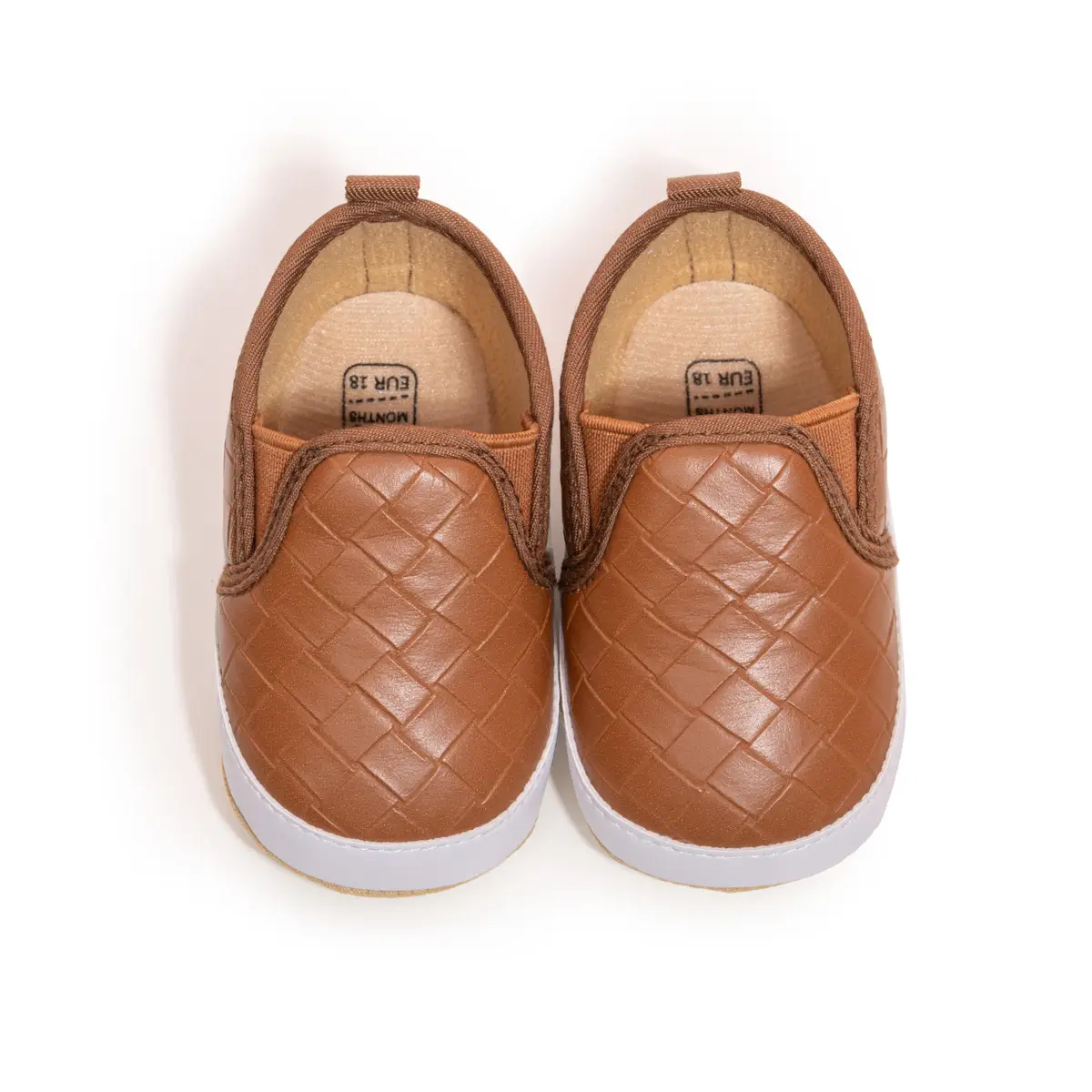 Toddler Slip-On Shoes Soft Non-Slip White