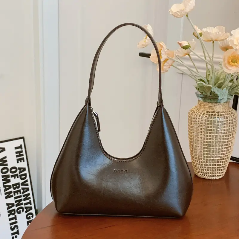White Leather Shoulder Bag for Women 2024 - Image 6