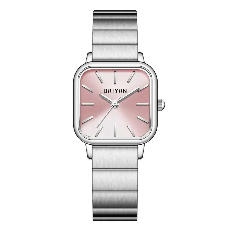 Women's Stainless Steel Watch with Silver Dial