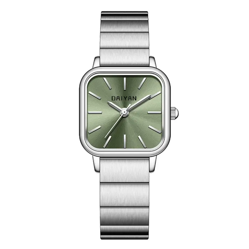 Women's Stainless Steel Watch with Silver Dial