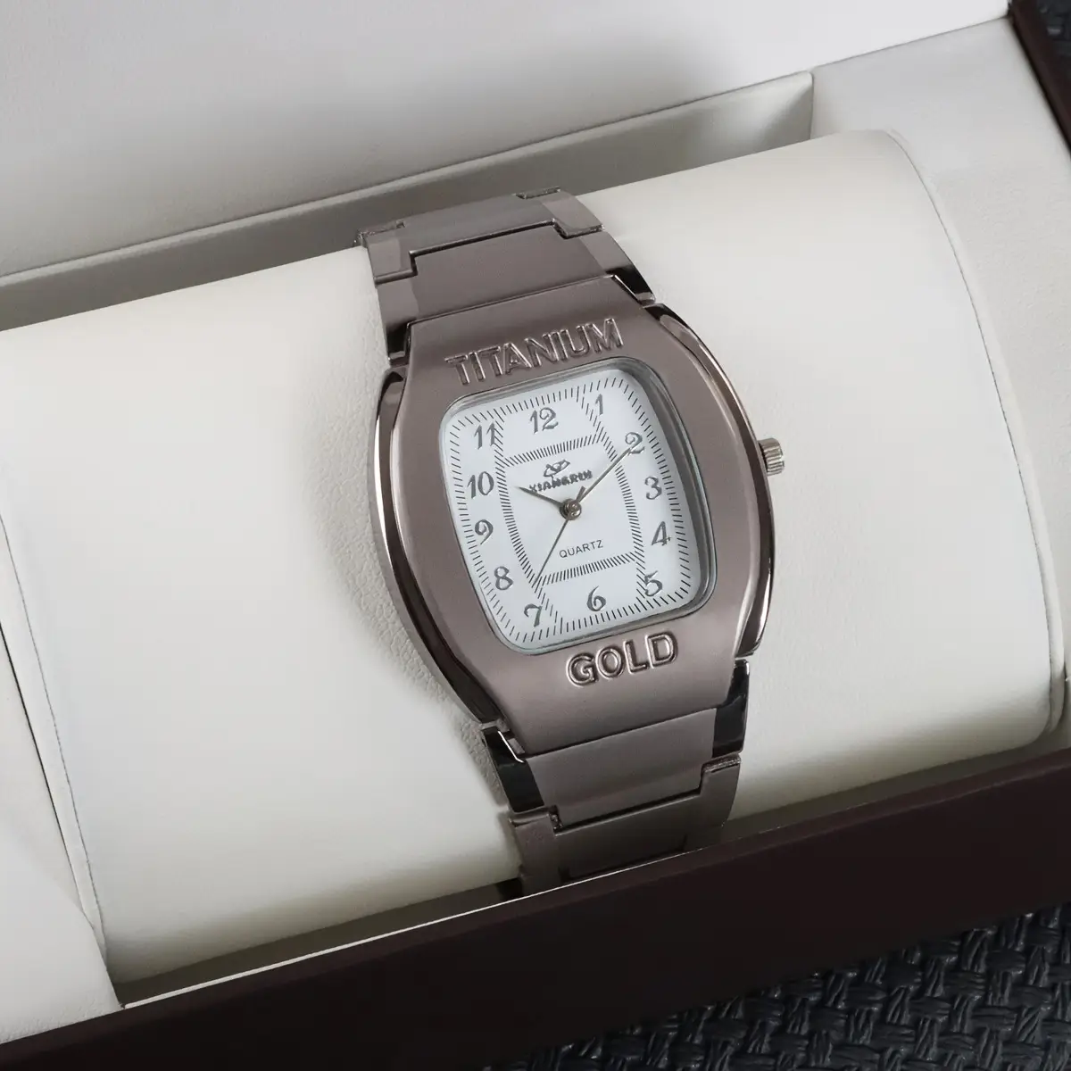 Titanium Men's Watch Gold 2714 Business Casual
