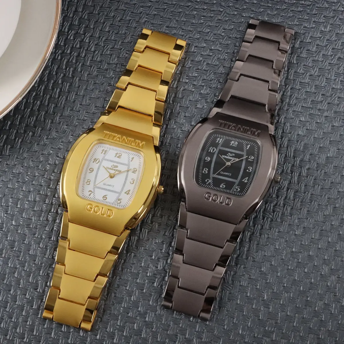 Titanium Men's Watch Gold 2714 Business Casual