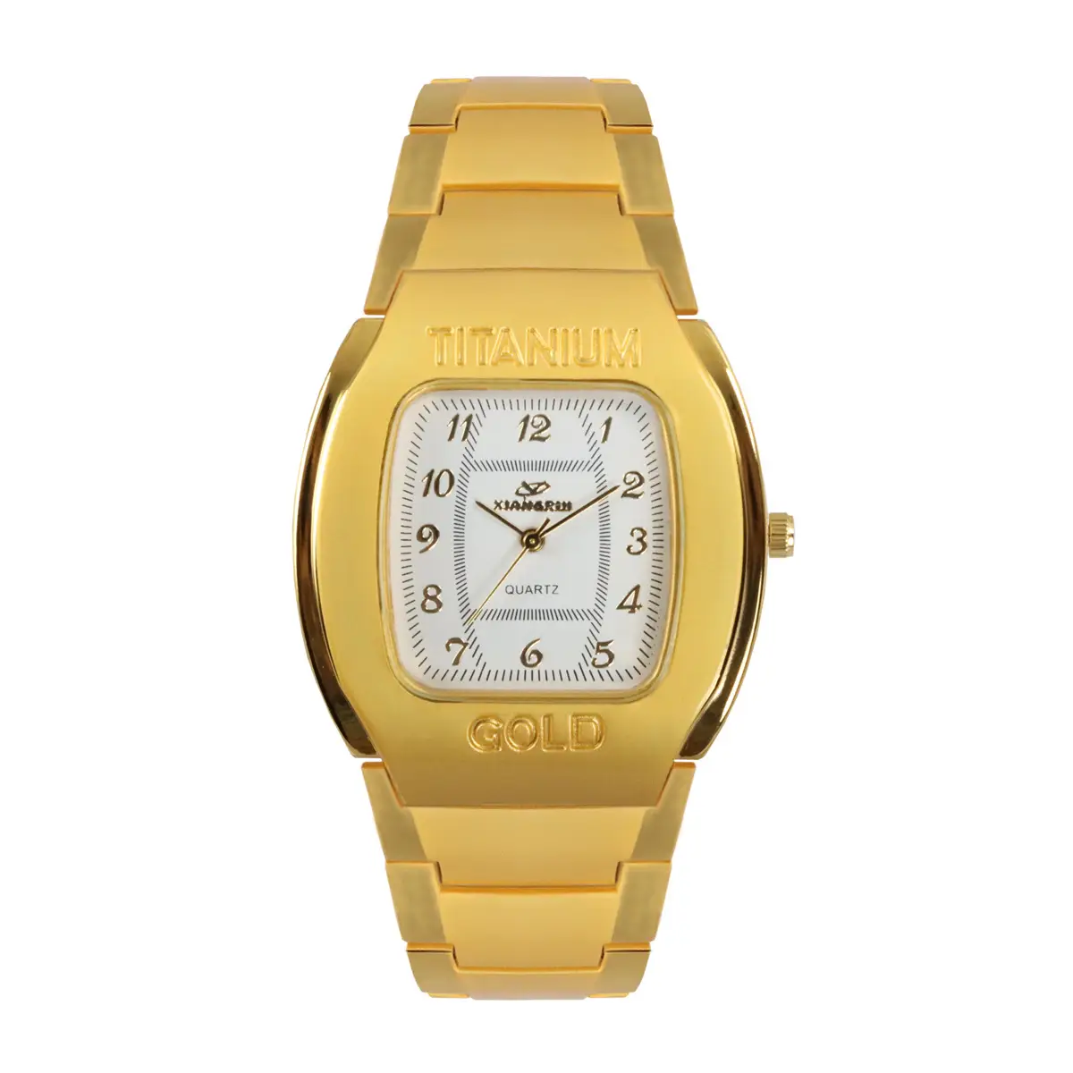Titanium Men's Watch Gold 2714 Business Casual