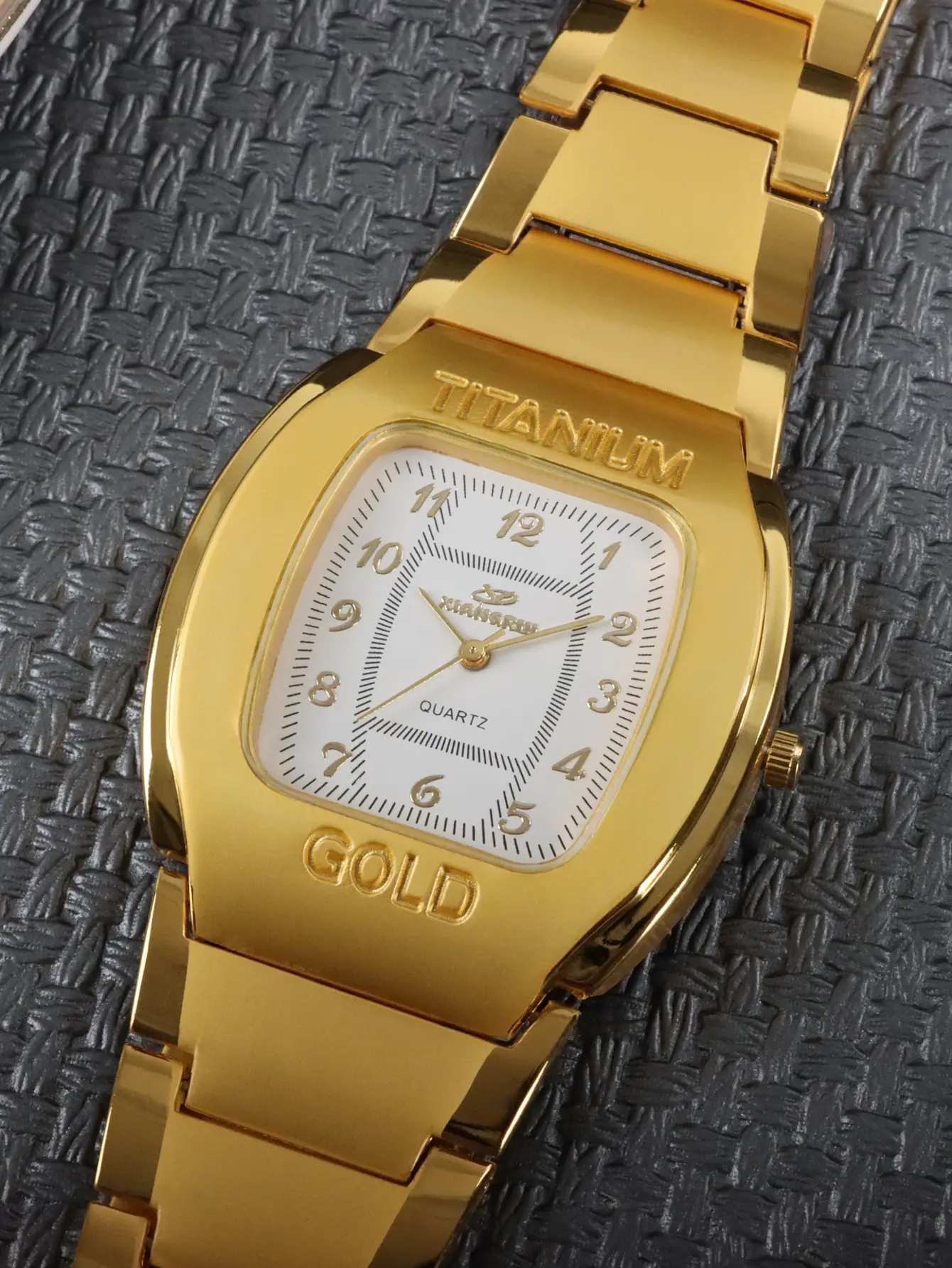 Titanium Men's Watch Gold 2714 Business Casual — feature 9