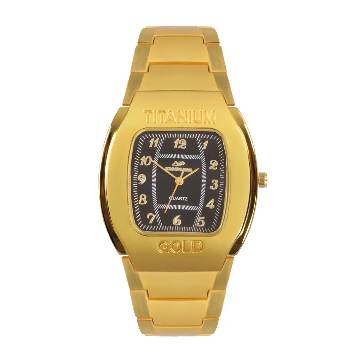 Titanium Men's Watch Gold 2714 Business Casual