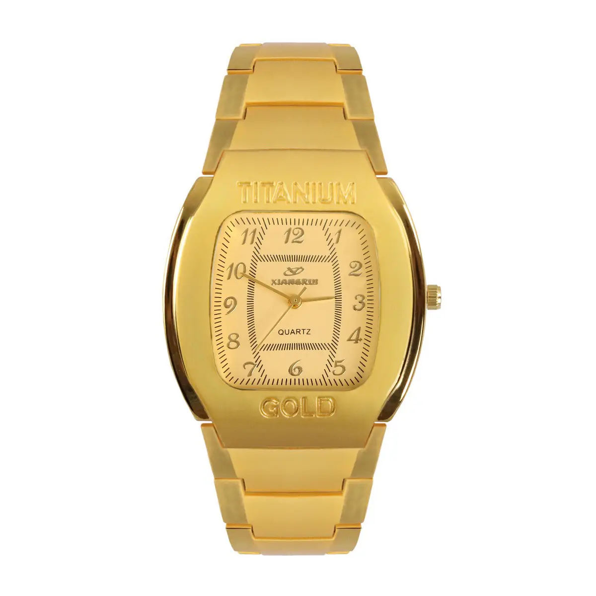 Titanium Men's Watch Gold 2714 Business Casual