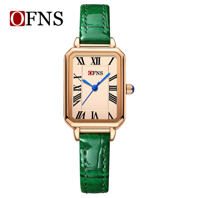 Oufani Rose Gold Women's Quartz Watch with Roman Numeral Dial - Image 4