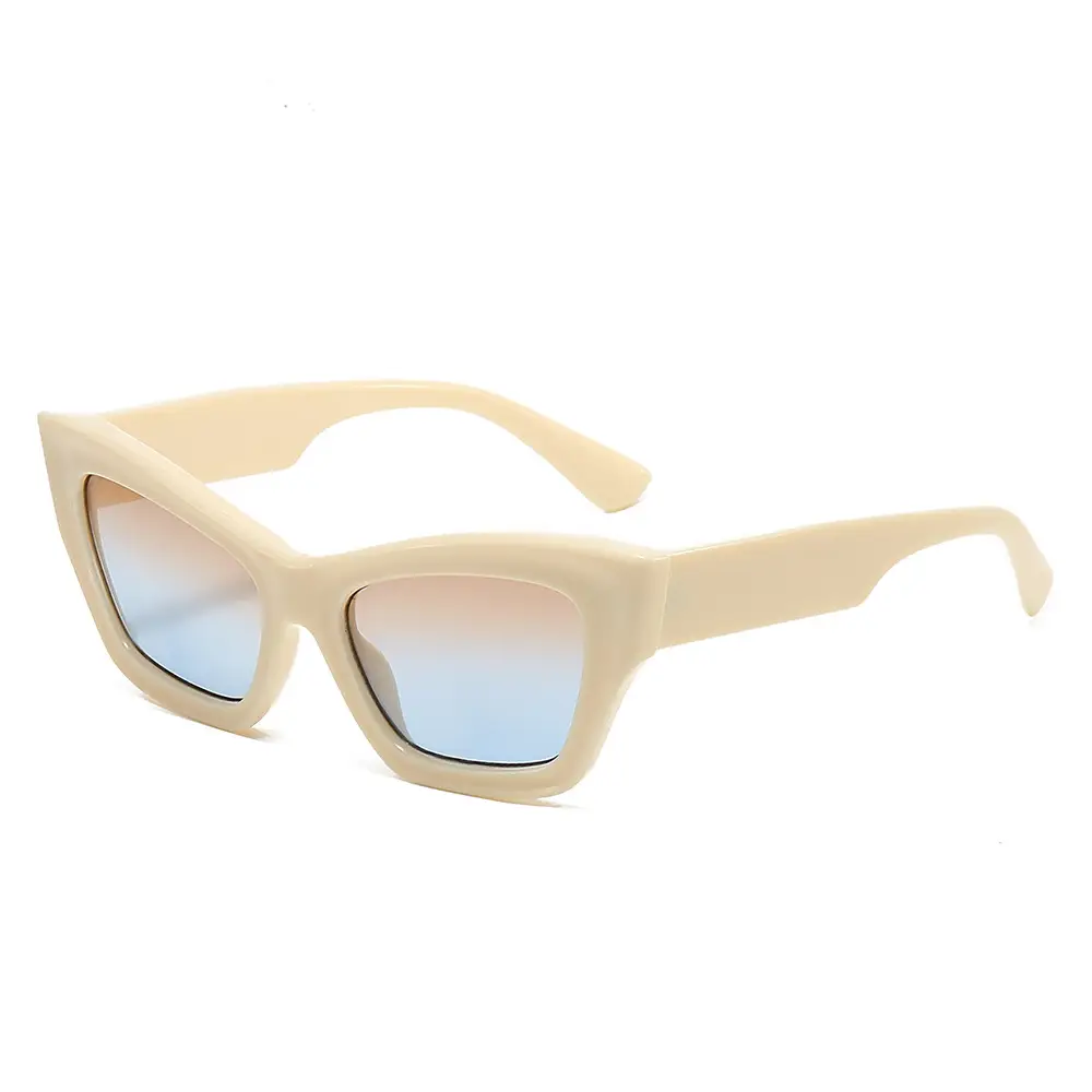 Black Frame White Case Sunglasses for Men Women - Image 19