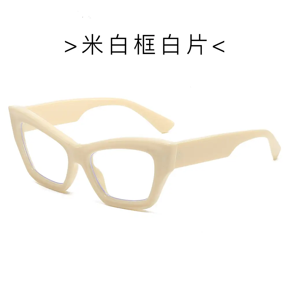 Black Frame White Case Sunglasses for Men Women - Image 13