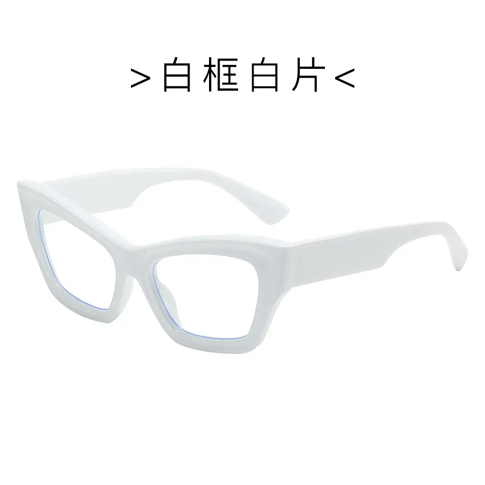 Black Frame White Case Sunglasses for Men Women - Image 14